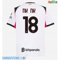 Camisa de time de futebol AC Milan Christopher Nkunku #18 Replicas 2º Equipamento 2025-26 Manga Curta